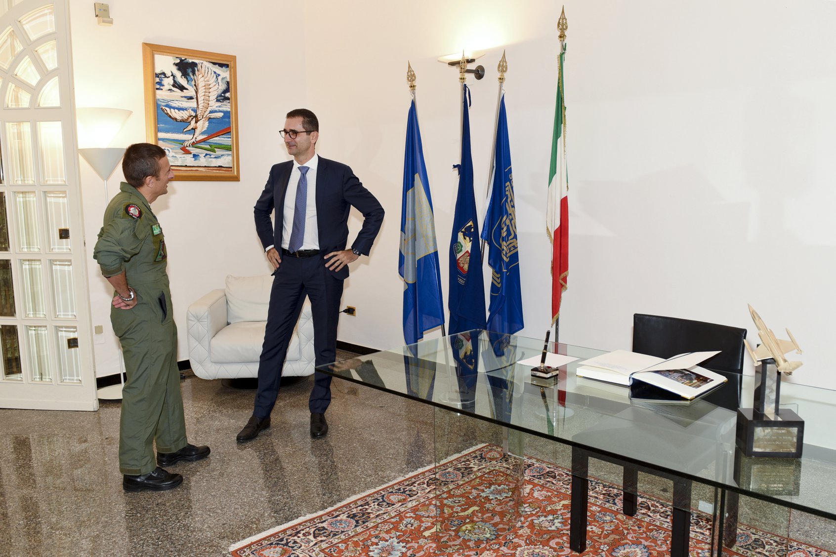 Il rettore visita il 36esimo Stormo