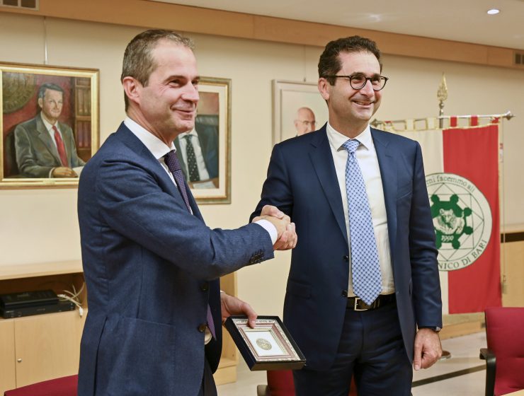 Cupertino - Tomasi Accordo Poliba-Autostrade per l'Italia