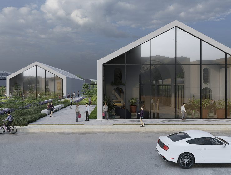 Render di progetto - Ex caserma Magrone - Parco dell'Innovazione